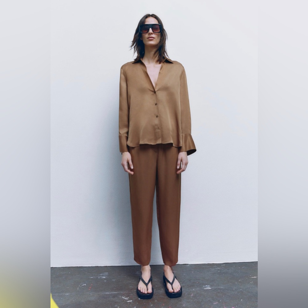 Zara satin pajama set